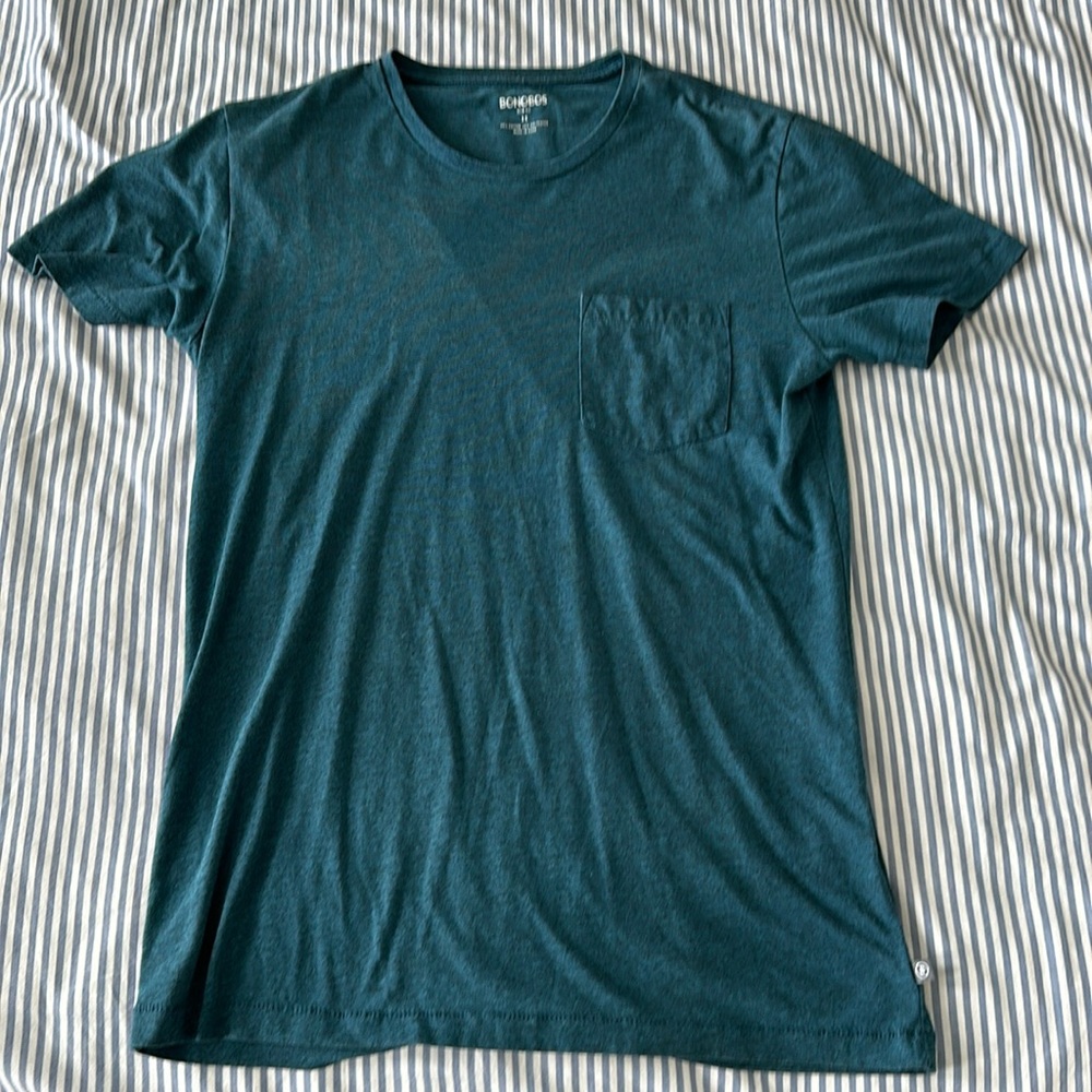 Teal Bonobos Crewneck Tee